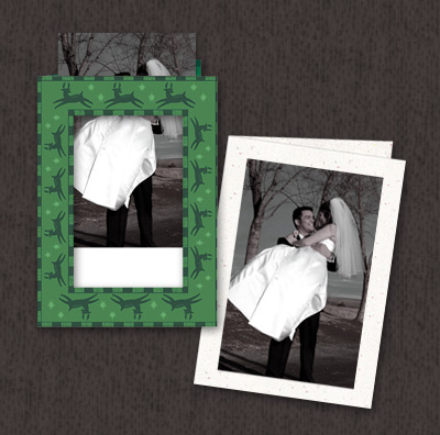 Wedding Card Inserts on Pocket Style Photo Insert Card Makes It Easy To Remove The Picture