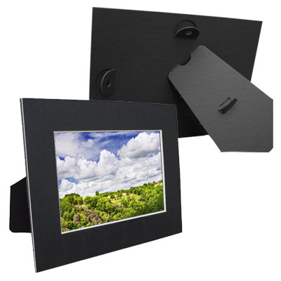 Horizontal Black Cardboard Picture Frame