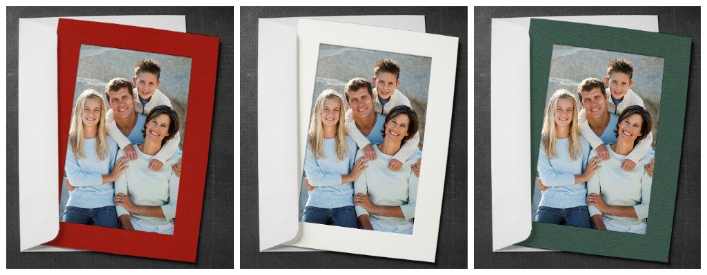 blank holiday cards with photo insert