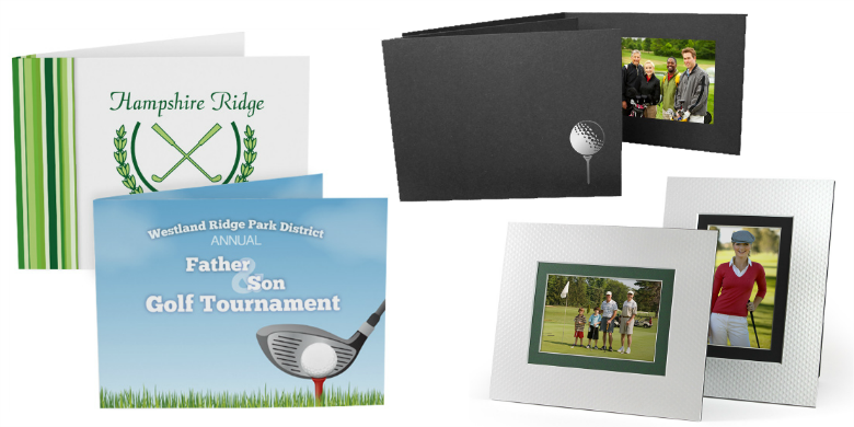 Golf Picture Frames and Photo Folders as Tournament Gifts