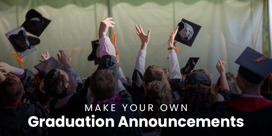 Make your own graduation announcements