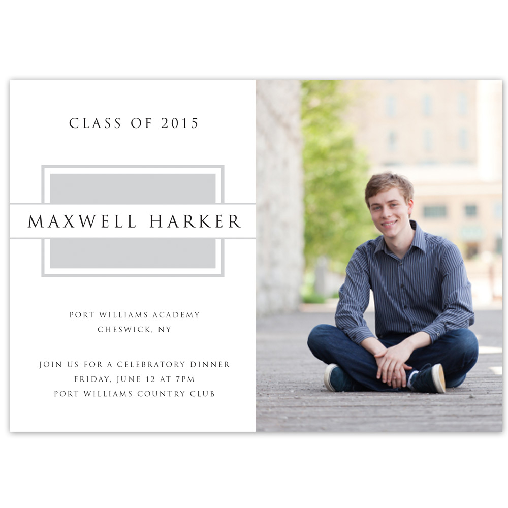 Graduation Party Invitation with photo