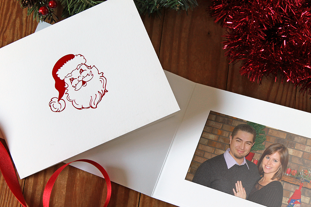 Santa Christmas Photo Card