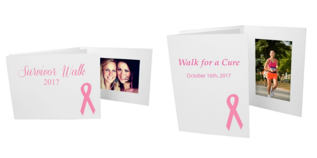 Pink Ribbon Photo Folder