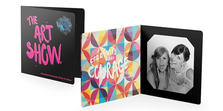 Custom 4x4 photo folders