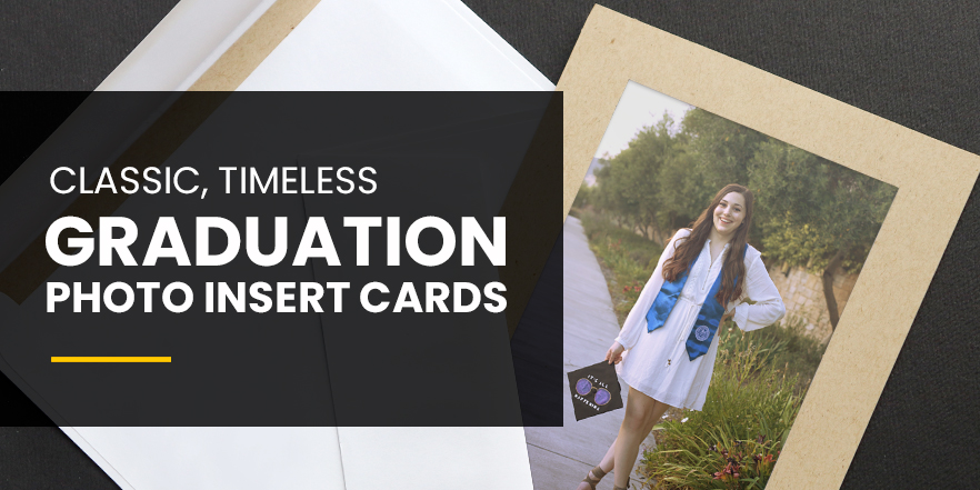 Graduation Photo Insert Cards for Invitations or Announcements