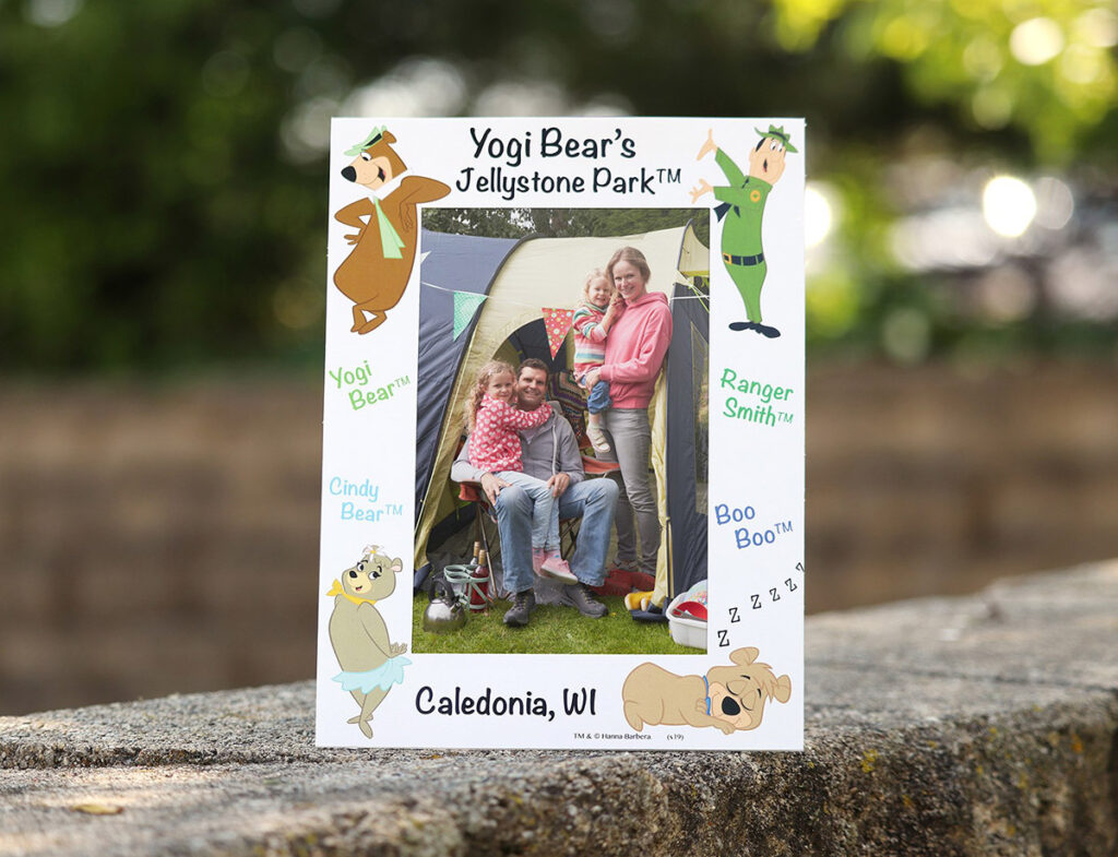 Custom printed summer camp picture frame