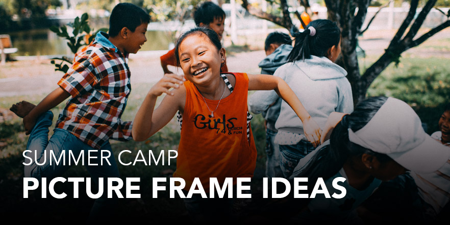 Summer camp picture frame ideas