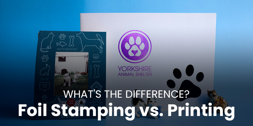 Foil stamping versus printing: what's the difference?